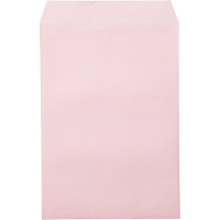 ムトウユニパック ナチュラルカラー封筒 角2（A4） ピンク　テープ付 100枚