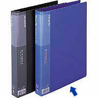 ビュートン　リングファイルブックB5タテ　背幅32mm　ブルー　業務用パック　1パック（12冊入）