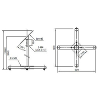 カネテック（KANETEC） チャックマスター用スタンド EST-1 1台（直送品）