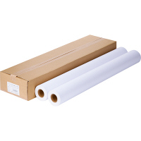 【アウトレット】グラフィック用プロッタ用紙　ロール紙　マットコート紙　厚口　610mm幅×30m　1箱（2本入）
