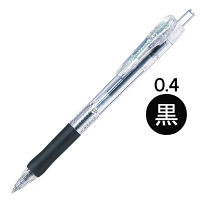 ゼブラ タプリクリップボールペン 0.4mm 黒 BNH5-BK 1本 - アスクル