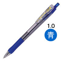 油性ボールペン ジムノック 0.7mm 青 10本 KRB-100 ゼブラ - アスクル