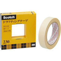 スコッチ ドラフティングテープ 製図用 マスキング 幅24mm×30m 1巻 スリーエム 230-3-24