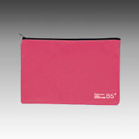 【アウトレット】リヒトラブ　B6　ファスナーケース　赤　1パック（10枚入）