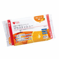 オオサキメディカル プラスハート マウスティシュー オレンジ風味 75041 1個（60枚入）