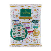 MINTON（ミントン）　紅茶ティーバッグ　バラエティパック　1袋（48バッグ入）　6種アソート