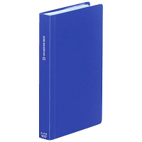 リヒトラブ　カードホルダー　縦型　240カード　青　A4103-8（直送品）