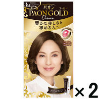 【アウトレット】パオンゴールド ヘアカラークリーム3M（明るめのマットブラウン） 【医薬部外品】 1セット（2個：1個×2）ヘンケルジャパン