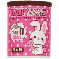 山洋 山洋うさ BABY 綿棒 ほそめ 633450 1個（250本入）