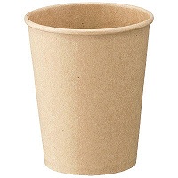 【アウトレット】ペーパーカップ　未晒し　5オンス（150ml）　1セット（300個：50個入×6袋） オリジナル