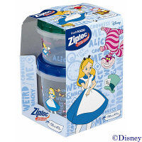 【アウトレット】旭化成ホームプロダクツ ジップロックスクリューロック473＆730ｍl アリス 727833 1セット（473ml+730ml×各1個）