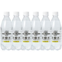 友桝飲料 強炭酸水 500ml 1セット（6本）