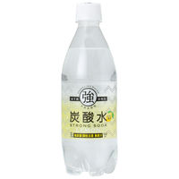 友桝飲料 強炭酸水 レモン 500ml 1セット（6本）