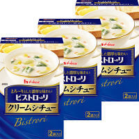 【アウトレット】ハウス食品　ビストローリ　クリームシチュー　1セット（2袋×3箱）