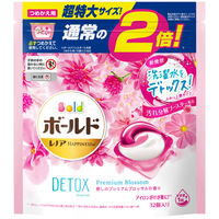 【アウトレット】ボールド ジェルボール3D 癒しのプレミアムブロッサム 詰め替え 超特大 32粒入 洗濯洗剤 P＆G 1袋（32粒入）　衣料洗剤