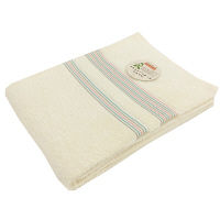 オーガニックコットン オーガニックカラー バスタオル アイボリー 約60×120cm 1枚 林