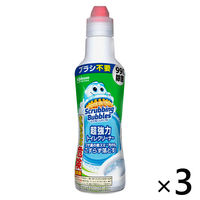 スクラビングバブル トイレ掃除 超強力トイレクリーナー 400g 1セット(3本) ジェル ボトルタイプ トイレ洗剤 ジョンソン