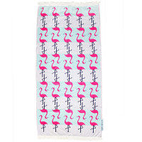 【アウトレット】フラミンゴビーチタオル 4992272819656 1枚 丸眞