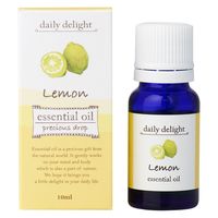 デイリーディライト エッセンシャルオイル 100%天然精油 レモン 気持ちの切り替えに 10mL 1個 グローバルプロダクトプランニング