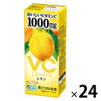 【アウトレット】エルビー　おいしいビタミンCレモン　200ｍｌ　1箱（24本入）　パック飲料　紙パック　レモン果汁