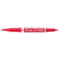 マッキーケア　細字/極細　詰め替えタイプ（アスクル限定モデル）　赤　油性ペン　ゼブラ  オリジナル