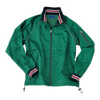 セロリー　62055　配色リブ ブルゾン グリーン　S　（直送品）