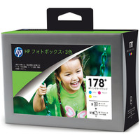 HP　インクジェットカートリッジ　HP178　3色インク+L版用紙115枚　SF770A