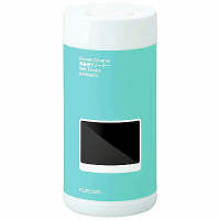 エレコム　液晶用クリーナー　本体　ボトル本体80枚入　WC-DP80N-AS オリジナル