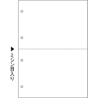 ヒサゴ　マルチプリンタ帳票　A4白紙2面4穴　FSC2003Ｚ　1箱（1200枚入）×2箱