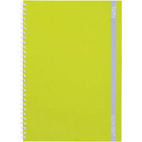 【アウトレット】キングジム　Toffyツインリングノート　セミB5　ライムグリーン　9213TFキミ　1セット（5冊入）