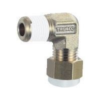 トラスコ中山 TRUSCO クイックシール継手 エルボ φ8X5 呼びR1/4 TS-8X5-02L 1個 257-4870（直送品）