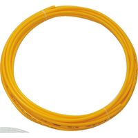 トラスコ中山 TRUSCO ポリウレタンチューブ 12X8.0mm 10m巻 イエロー TEN-12-10-Y 1巻 231-7346（直送品）