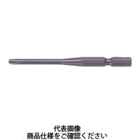 長堀工業 ナック ドライバービット 段つき 差込5mmxNo.2x100L φ4 1TD4210 1セット(10本) 296-2551（直送品）