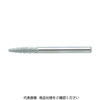 トラスコ中山 TRUSCO 超硬バー 砲弾型 Φ3X刃長13X軸3 シングルカット TB3A030S 1本 384-0379（直送品）
