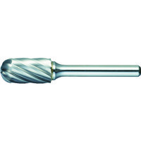 トラスコ中山 TRUSCO 超硬バー 先丸円筒型 Φ12.7X刃長25X軸6 アルミカット TA2C127 1本 384-0883（直送品）