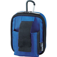 トラスコ中山 TRUSCO コンパクトツールケースワイド 2ポケット ブルー TCTC1803W-BL 1個 392-6281（直送品）
