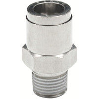 日本ピスコ PISCO チューブフィッティング ブラスストレート チューブ10 ネジR1/4 ゴムHNBR KC10-02 1個（直送品）