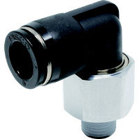 日本ピスコ ピスコ ロータリジョイント エルボチューブ12ネジR1/4 RL12-02 1個 378-2832（直送品）