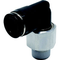 日本ピスコ ピスコ ロータリジョイント エルボ チューブ12 接続口径R3/8 RL12-03 1個 378-2841（直送品）