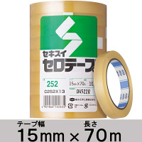 積水化学工業　セロテープ（R）　15mm×70m　C252X13　1セット（100巻：10巻×10）