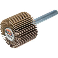 トラスコ中山 TRUSCO フラップホイール 外径40X幅15X軸径6 (5個入) #100 100# UF4015 100 1箱(5個)（直送品）