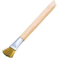 トラスコ中山 TRUSCO 筆型ブラシ 木柄 真鍮 線径0.14mm FB-M 1本(1個) 216-7859（直送品）
