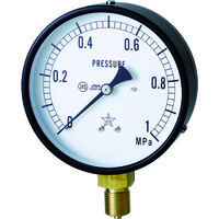 右下精器製造 右下 一般圧力計（A枠立型・φ100） 圧力レンジ0～0.10MPa G411-211-M-0.1MP 1個 325-9943（直送品）