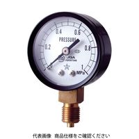 右下精器製造 右下 スター (圧力計)(A枠立型・φ50) 圧力レンジ0.0~0.40MPa S-11-0.4MP 1個 308-4230（直送品）