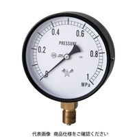 右下精器製造 右下 ステンレス圧力計(A枠立型・φ75) 圧力レンジ0~1.00 