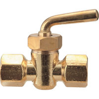 右下精器製造 右下 メートルコックBS1/4 MC-21 1個 326-0283（直送品）