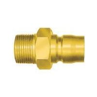 日東工器 日東 TSPカプラ 真ちゅう製(めねじ取付用プラグ) 相手側Rc1 1/4(00580) 10TPM BRASS 1個（直送品）