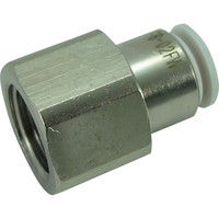 千代田通商 チヨダ ファイブフィメイルコネクタ W(白)8mm・RC1/4 F8-02FW 1個 313-7139（直送品）