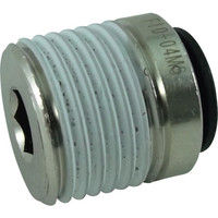 千代田通商 チヨダ ファイブ六角穴付メイルコネクター 10mm・R1/2 F10-04MS 1個 158-4987（直送品）