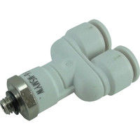 千代田通商 チヨダ ファイブメイルブランチワイ W(白)6mm・M5X0.8 F6-M5MYW 1個 313-7023（直送品）